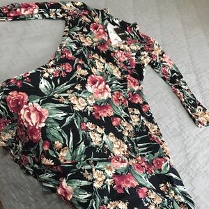 Forever 21 Black Floral Dress